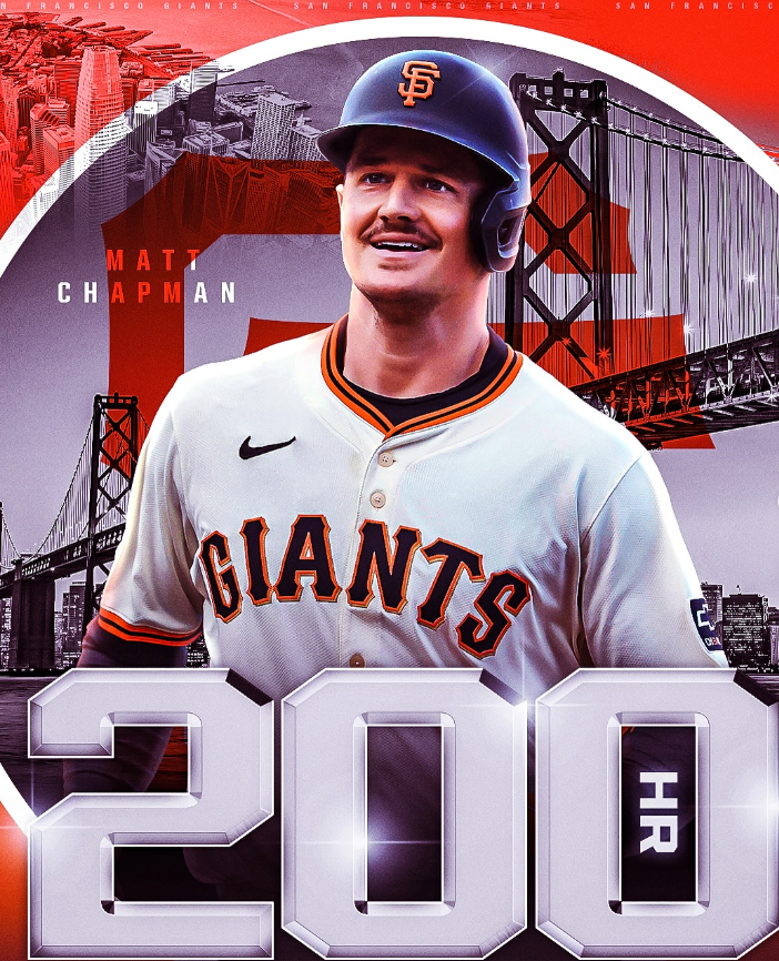 サンフランシスコに衝撃！チャップマンがキャリア200号アーチを放つ