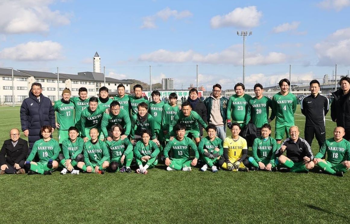 青山敏弘が母校・作陽高校で引退記念試合