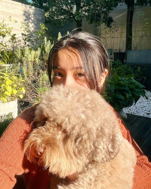 キムタク娘・Kōki,  愛犬とのキュートな2ショットを披露