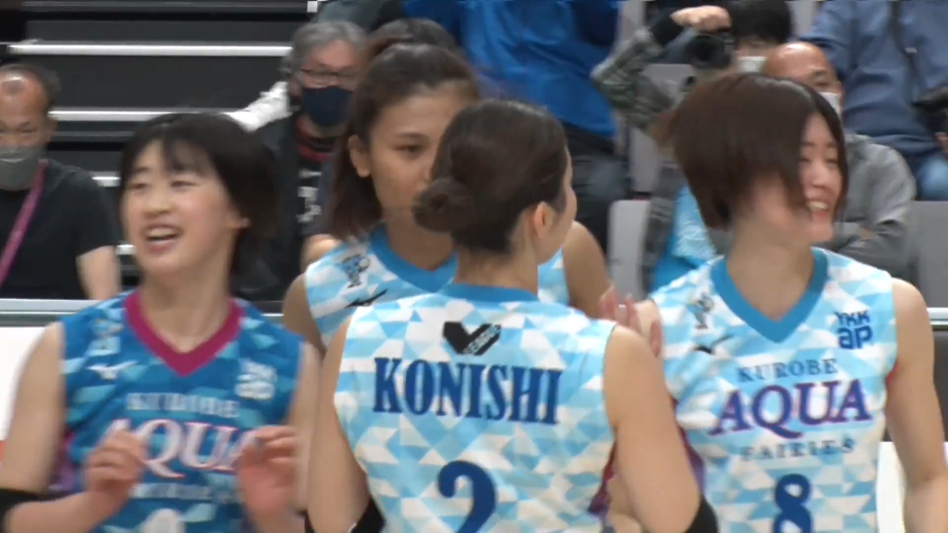 Ｖリーグ女子　 KUROBEアクアフェアリーズ vs. ルートインホテルズブリリアントアリーズ 2022/4/9【ハイライト】