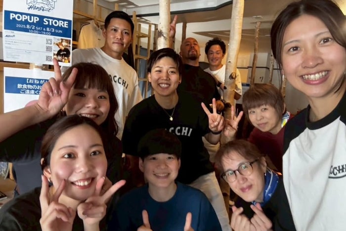 町田瑠唯の接客に感動…旭川での「MACCHI」POPUPでたくさんのファンと交流