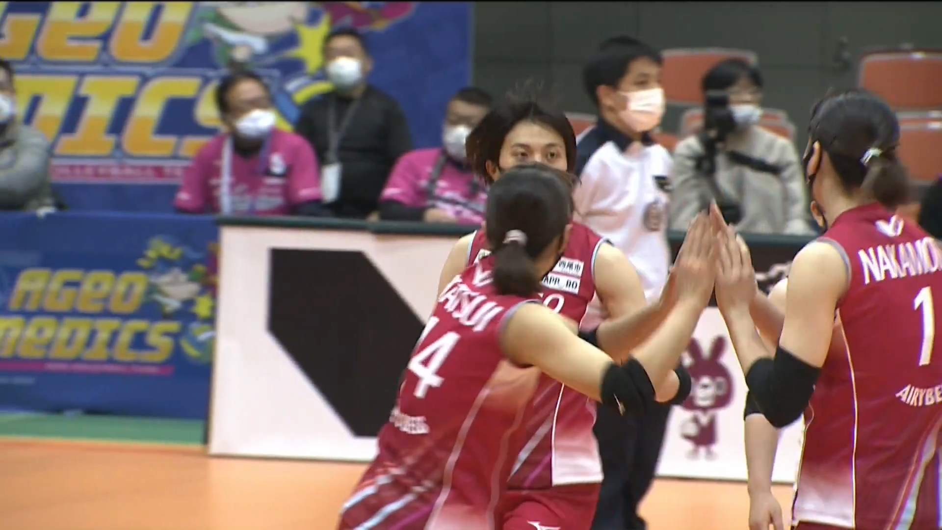 Ｖリーグ女子　デンソーエアリービーズ vs. ヴィクトリーナ姫路 2022/2/19【ハイライト】