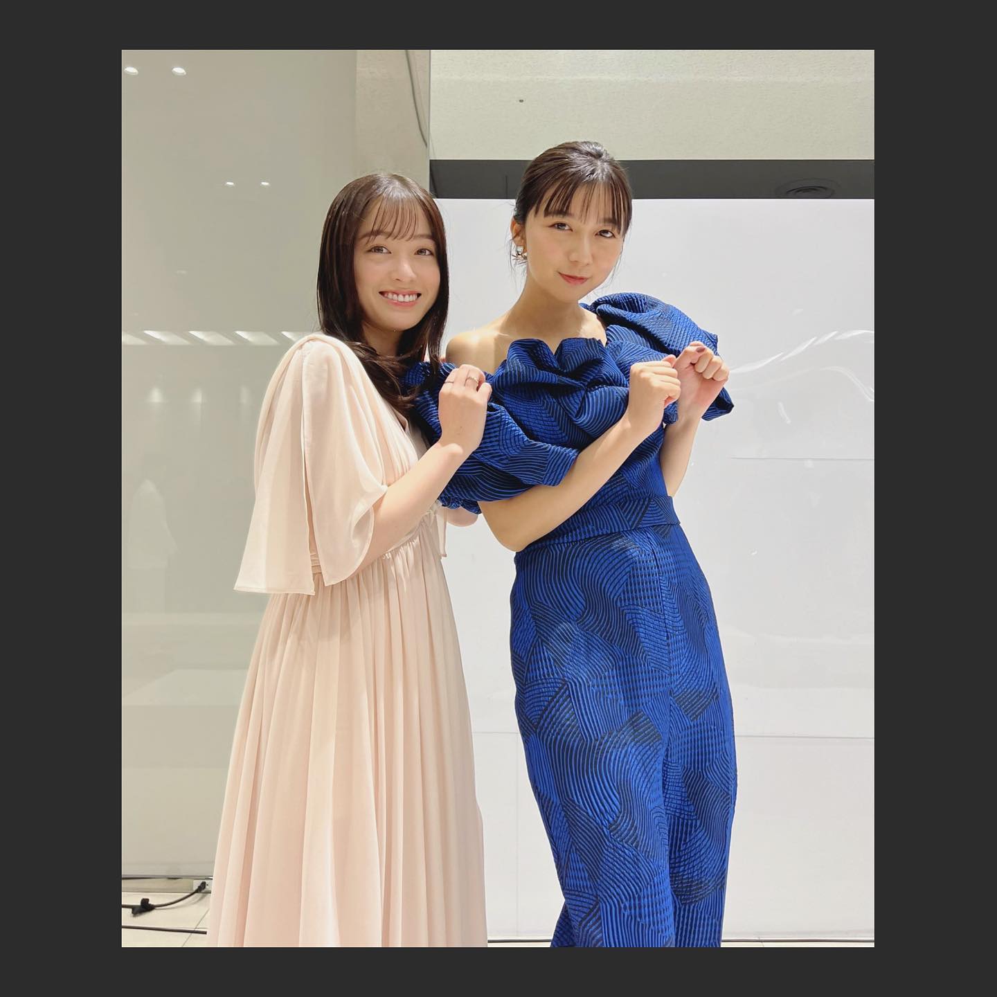 「もかんなかわいい💞😍」親友どうしの貴重なツーショット❗️