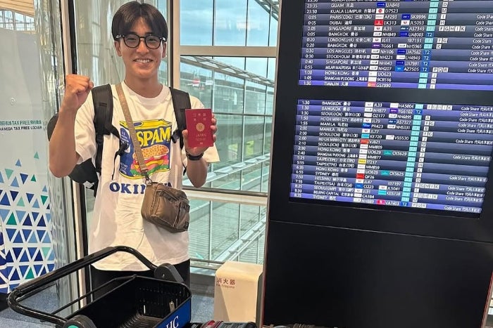 SPAMＴシャツでフィンランド入り！グレベア五頭寛大がさっそくロストバゲッジの洗礼を浴びる！