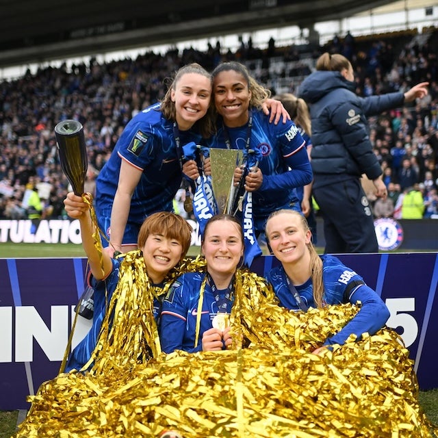 チェルシー所属 浜野まいかがFA女子リーグ杯優勝！日本人対決制す