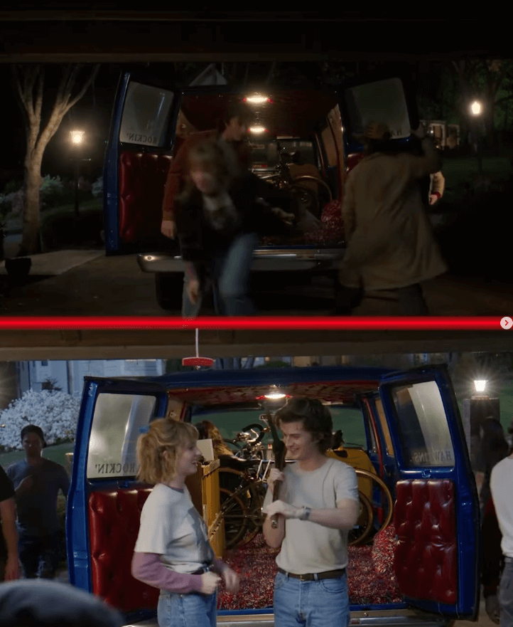 名シーンと舞台裏を比較　「ストレンジャー・シングス5」制作の裏側公開