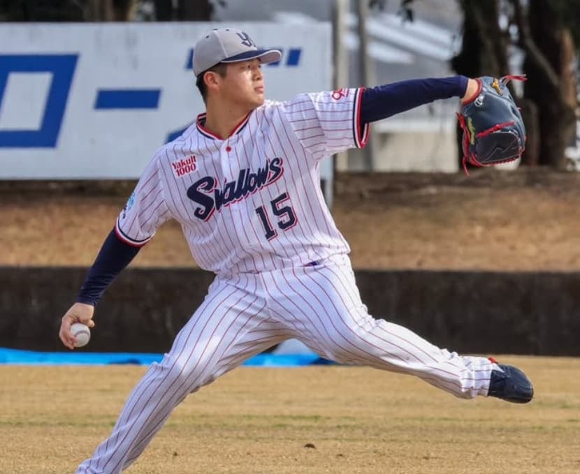 ヤクルト・ドラ1右腕が初キャンプ終了を報告！！