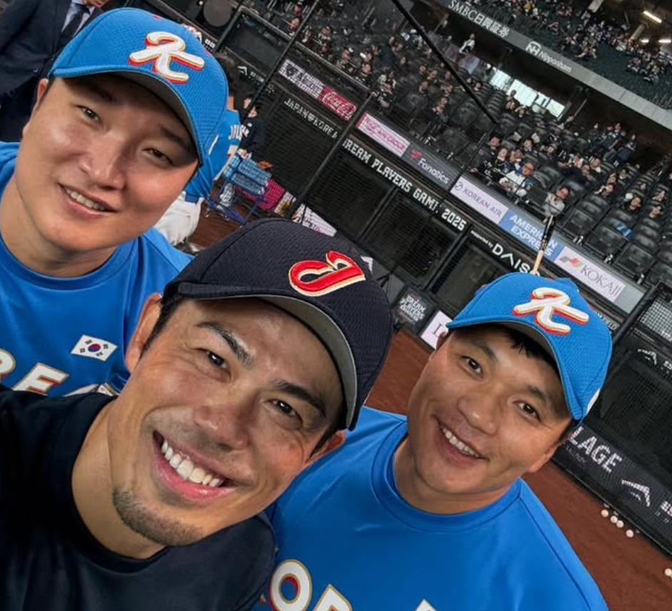 元サムスンコーチ・今江敏晃、日韓OB戦で「再会」