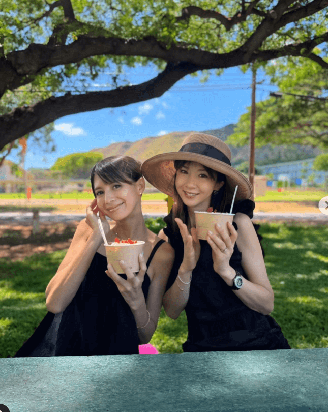 ほしのあき、ハワイでのピクニックを報告！！