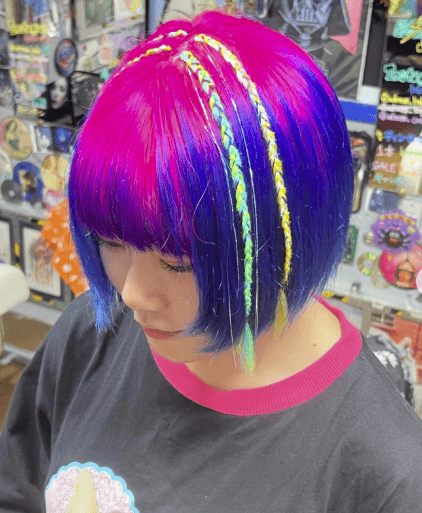 東京女子プロレス　遠藤有栖、カラフルヘアで新たな魅力を発信！