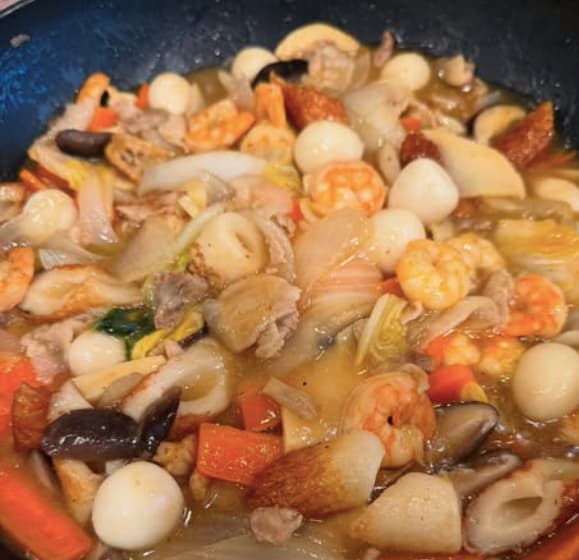 小川菜摘が具材たっぷり献立を披露！