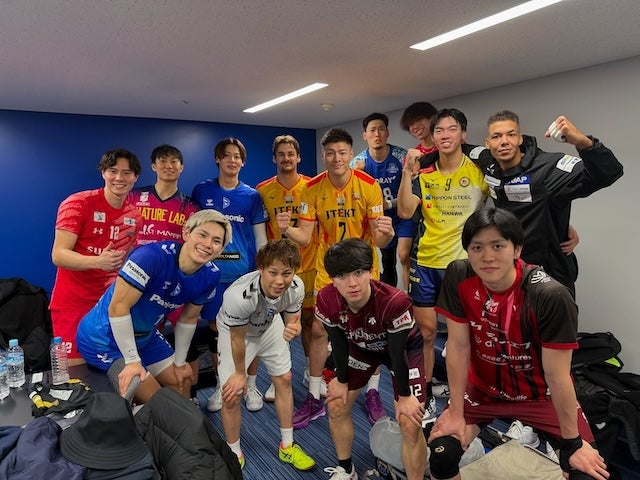 SVリーグオールスター　柳田将洋率いる「TEAM MASA」の集合写真が豪華すぎると話題に