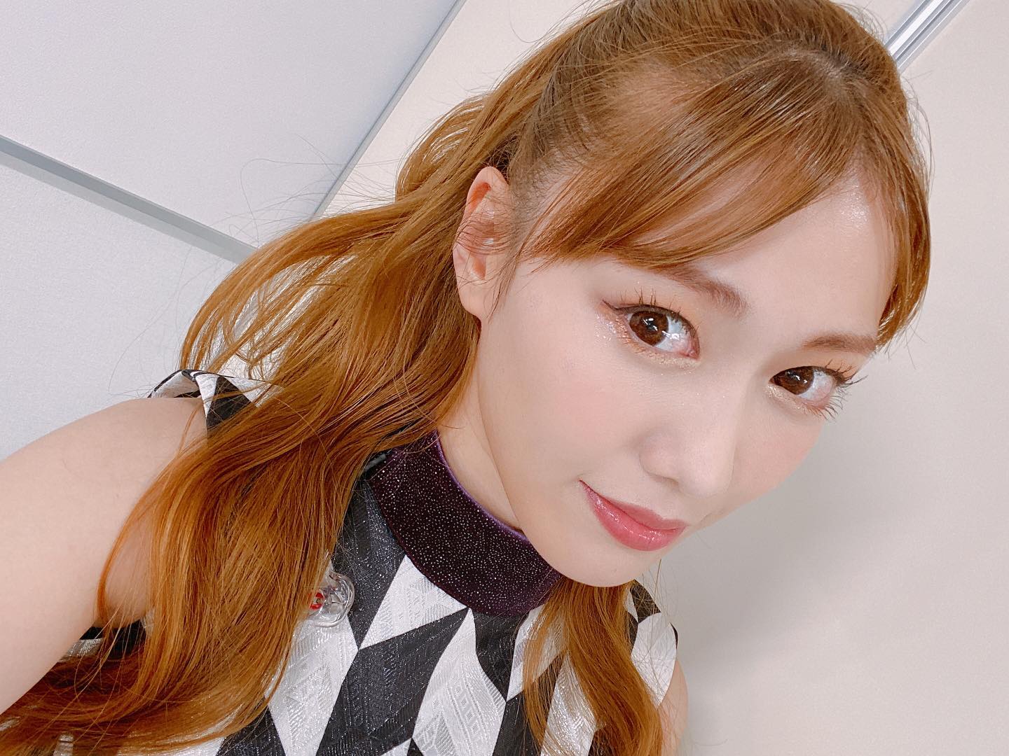 💜高城れにのハイトーンおでこ出しに「新鮮で、可愛いかわいい…😍」