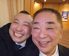 桂宮治、林家木久彦の真打昇進披露パーティーに駆けつける！「最高の披露宴！」