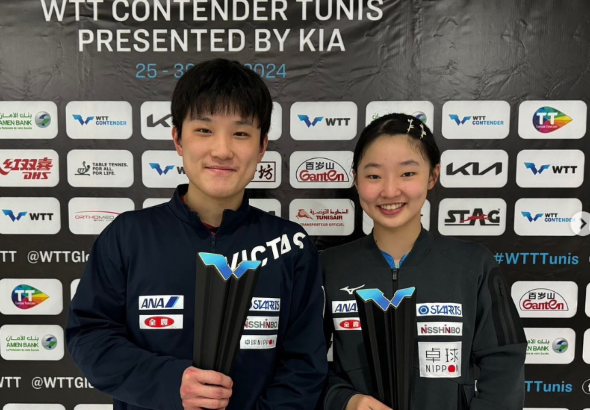 「最強の兄妹だ」張本智和が圧巻の3冠達成！妹・美和もシングルス制す