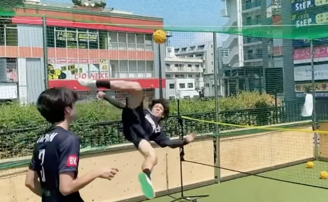 衝撃コラボ！五輪銅メダリスト立石諒が藤沢でセパタクロー体験