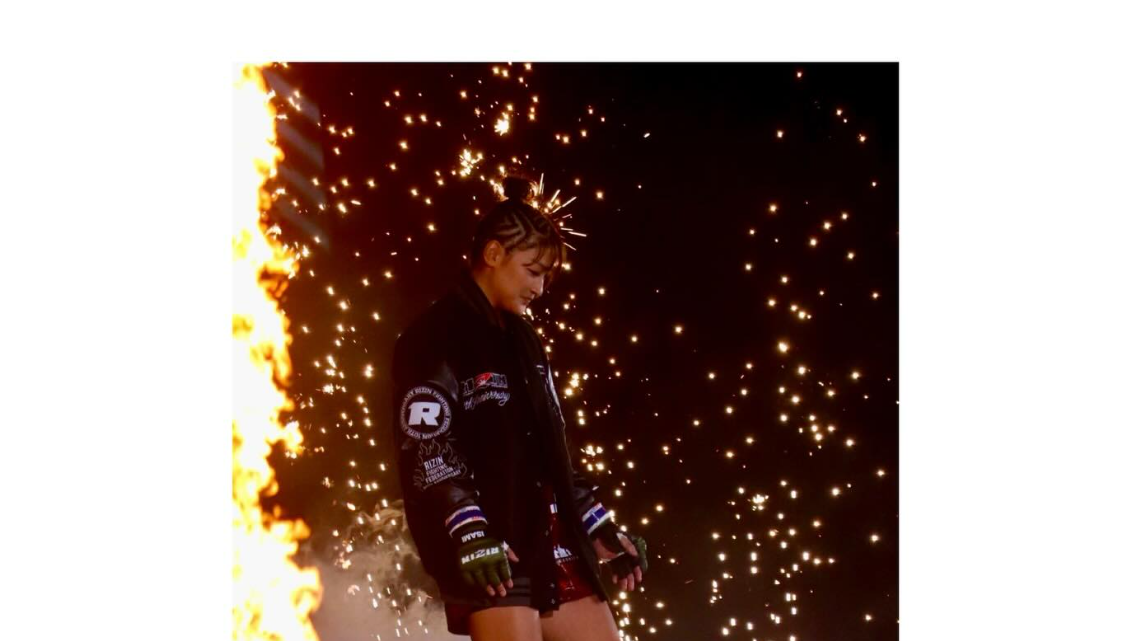 美女総合格闘家がSNSを更新　RIZINで闘ったRENA、新年の決意