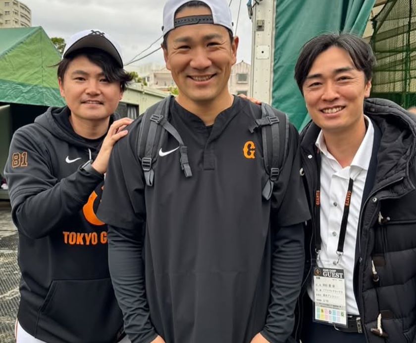 杉内俊哉コーチが田中将大、和田毅と和気あいあい3ショット！
