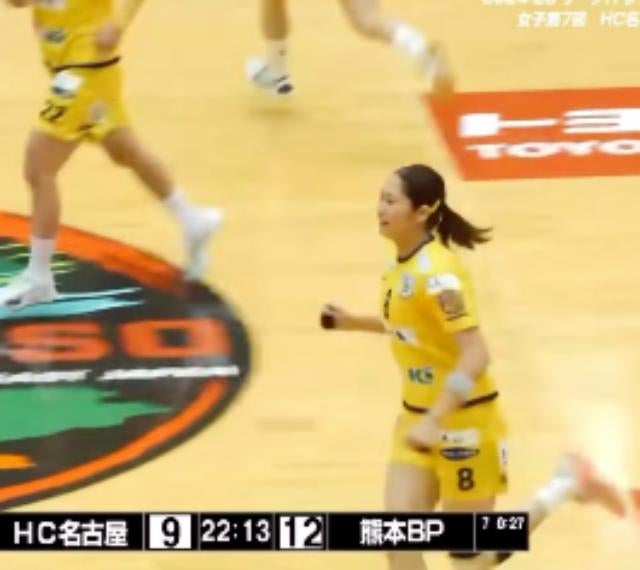 女子ハンド・HC名古屋 榊真菜、ホーム最終戦での連携プレーに感謝「みんなで喜びあえるのも最高」