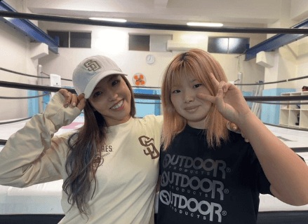 STARDOM【スターダム】白川未奈、イギリス出発前に梨杏との特訓を報告！「ガムシャラに行こうぜ！！！！！！！」