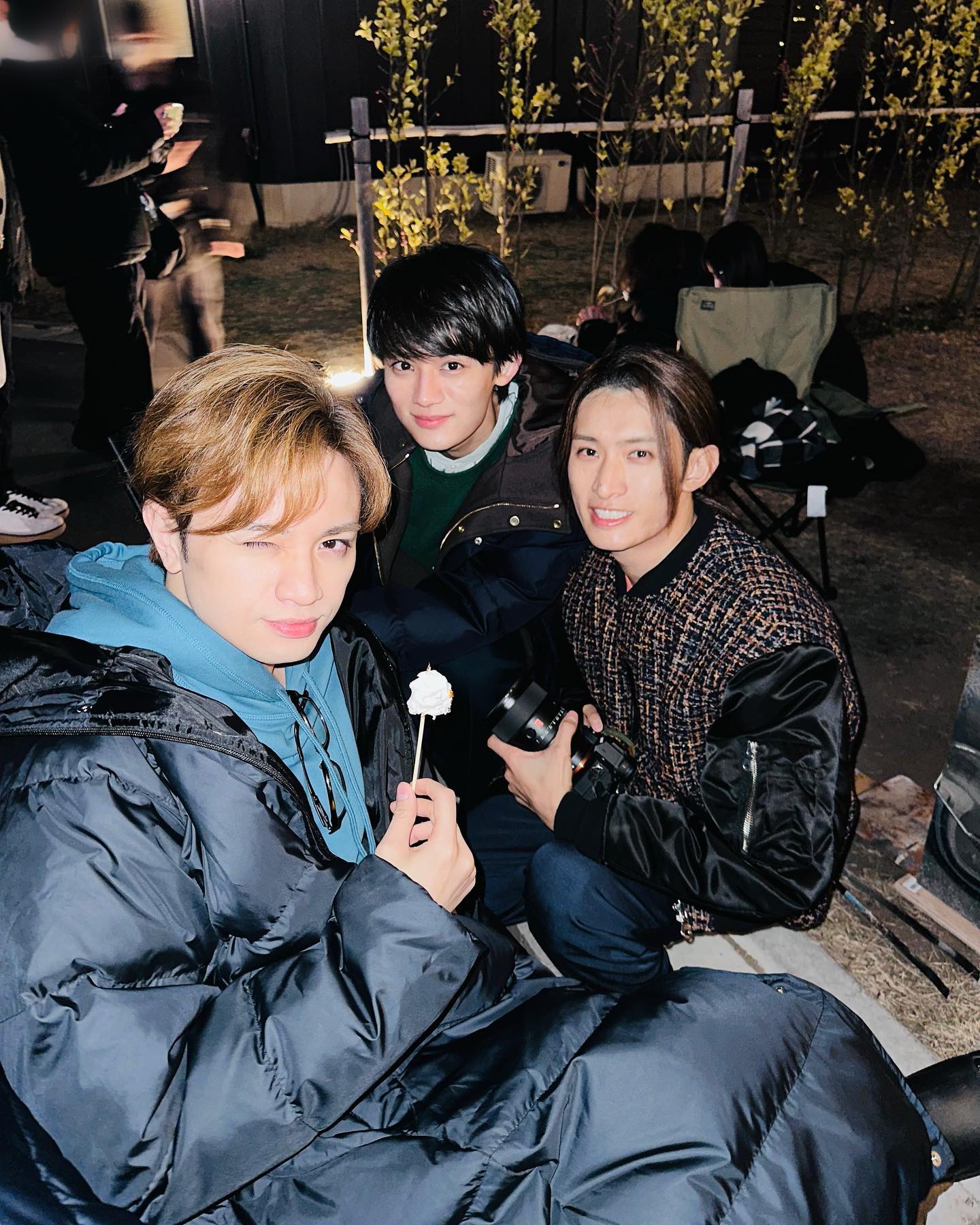 中島健人　マシュマロ片手にドラマ撮影🔥❄️