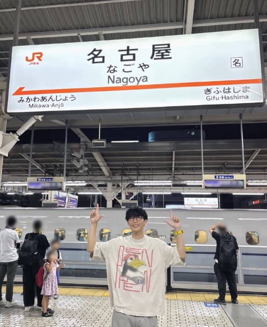 「名古屋でした」オーイシマサヨシが名古屋でライブ！帰り際のオフショットを披露
