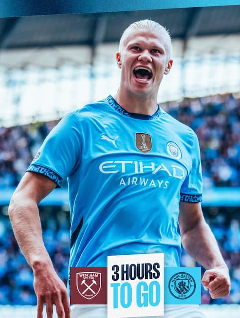 マンチェスターシティ 「準備万端！😤」とウエストハム戦へ！