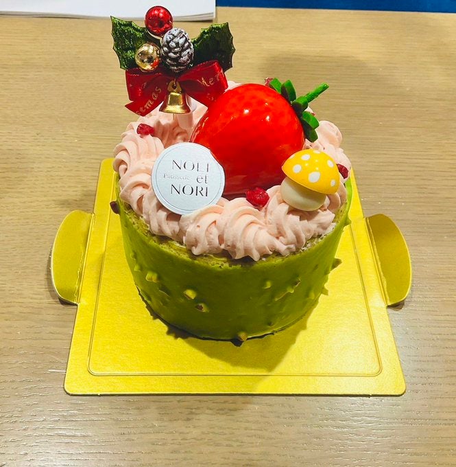 下野紘　美味しそうなケーキの写真を公開！クリスマス気分をおすそわけ！！