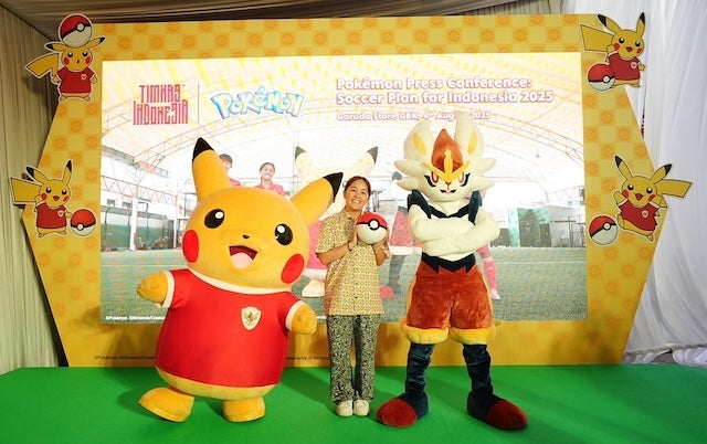 元サッカー日本女子代表・岩渕真奈、ポケモン×インドネシアサッカー協会の記者発表に参加