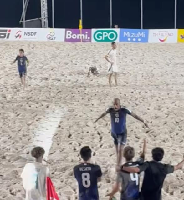 元サッカー日本代表 北澤豪、日本ビーチサッカー代表がW杯出場決定！3位決定戦でサウジに勝利！