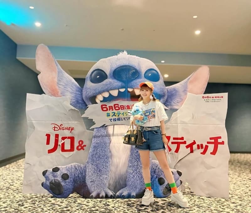 新垣里沙、涙が止まらない。リロ＆スティッチ実写版で心が大変なことに