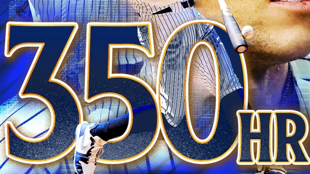 MLBJapan アーロン大暴れ！第35号＆史上最速で通算350本塁打