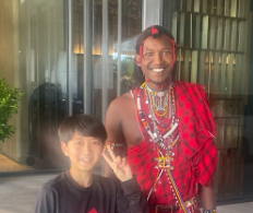 市川團十郎、親子で“人生初アフリカ”に感激「いい、アフリカ」