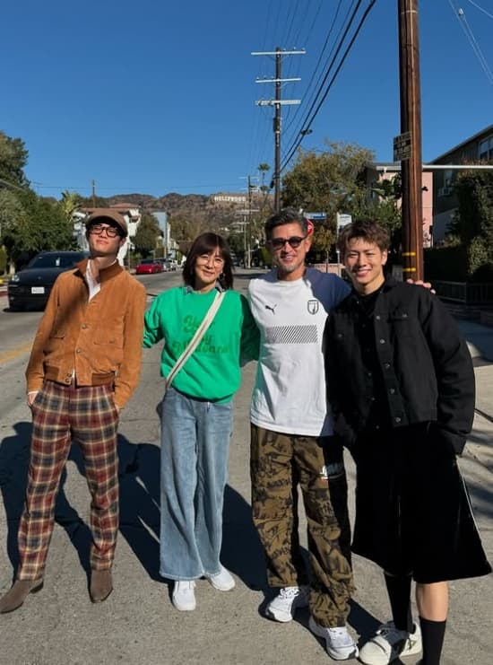 「美男美女揃い！」三浦カズのLA豪華家族写真が話題！