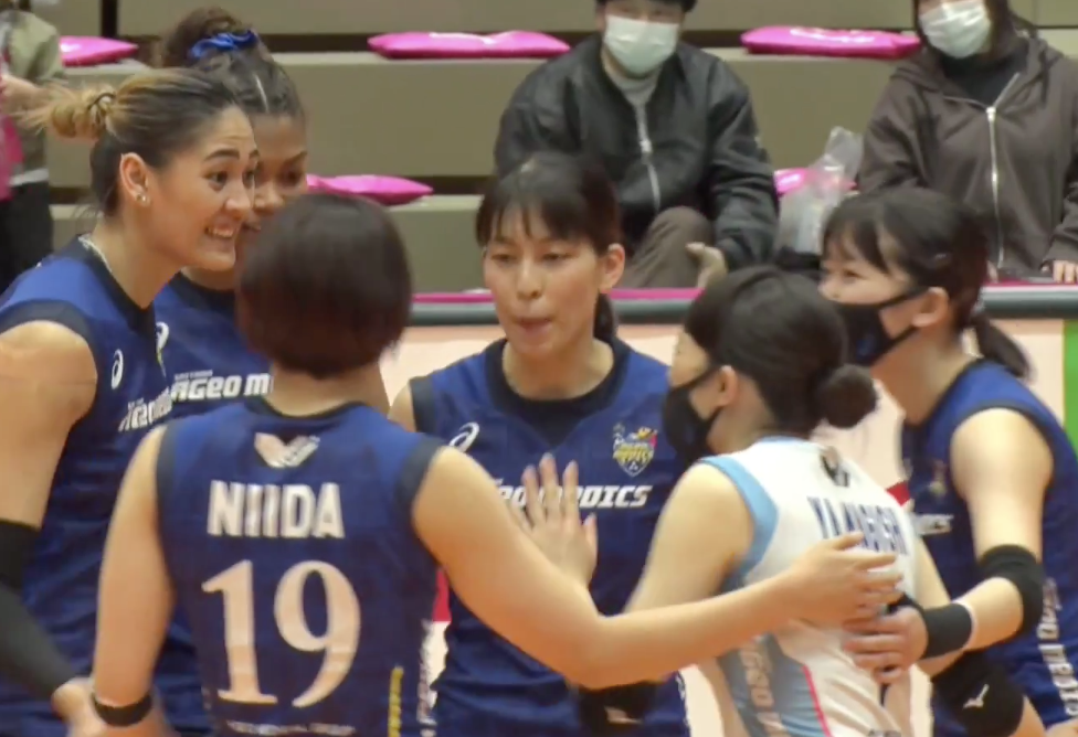 Ｖリーグ女子　ヴィクトリーナ姫路 vs 埼玉上尾メディックス 2022/4/2【ハイライト】