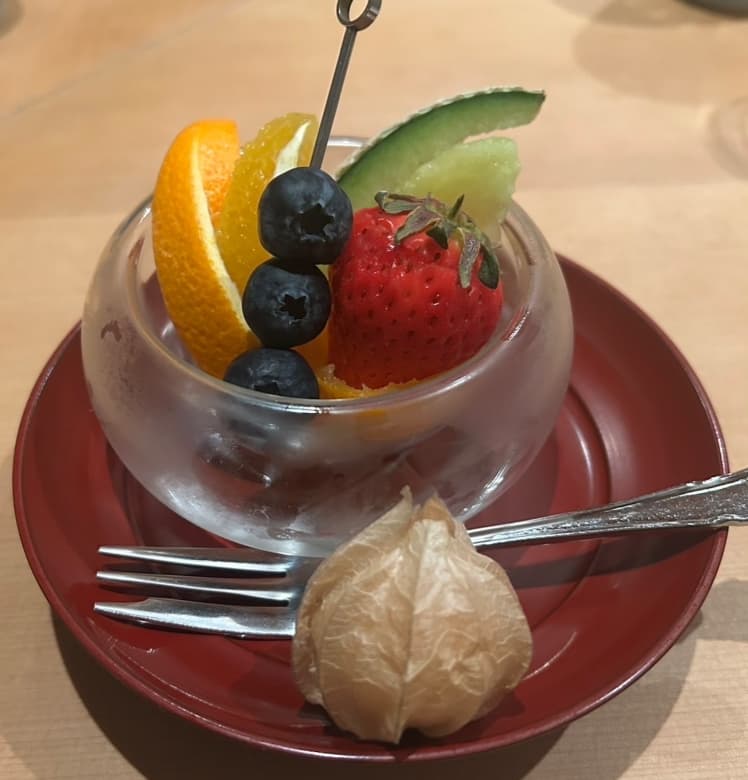 「なんて美しい…」ハイヒールモモコ、京都の天ぷら屋さんで最後に登場した絶品スイーツとは⁉