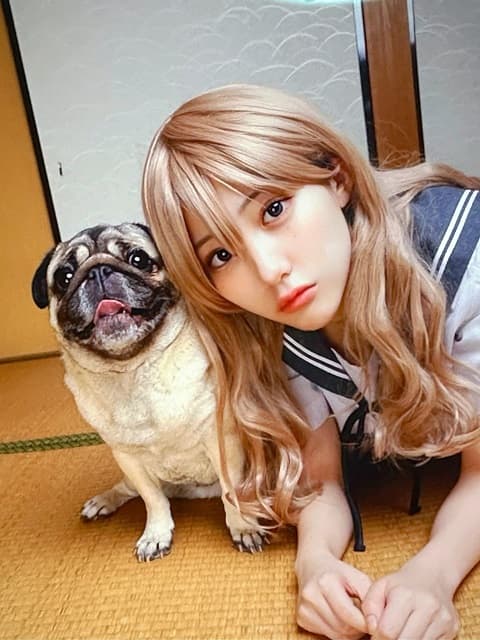 「このまま実写化で…」田中美久が『INNU-イッヌ-』とコラボ！”金髪みくりん”も可愛すぎると話題沸騰