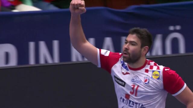 【ハンドボール】第28回男子世界選手権1/22メインラウンド クロアチア vs. ベルギー