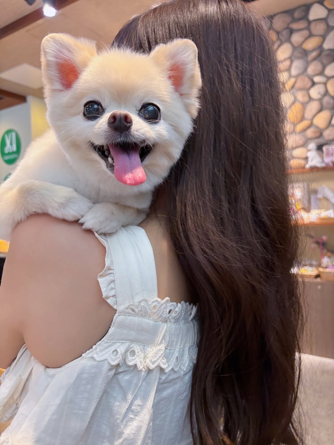 声優・井口裕香が愛犬サスケとのニコニコショットを公開！