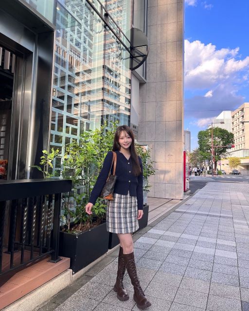 ミス東大アナ・田中裕理「ミニスカ×ブーツ」秋コーデが可愛すぎると話題！