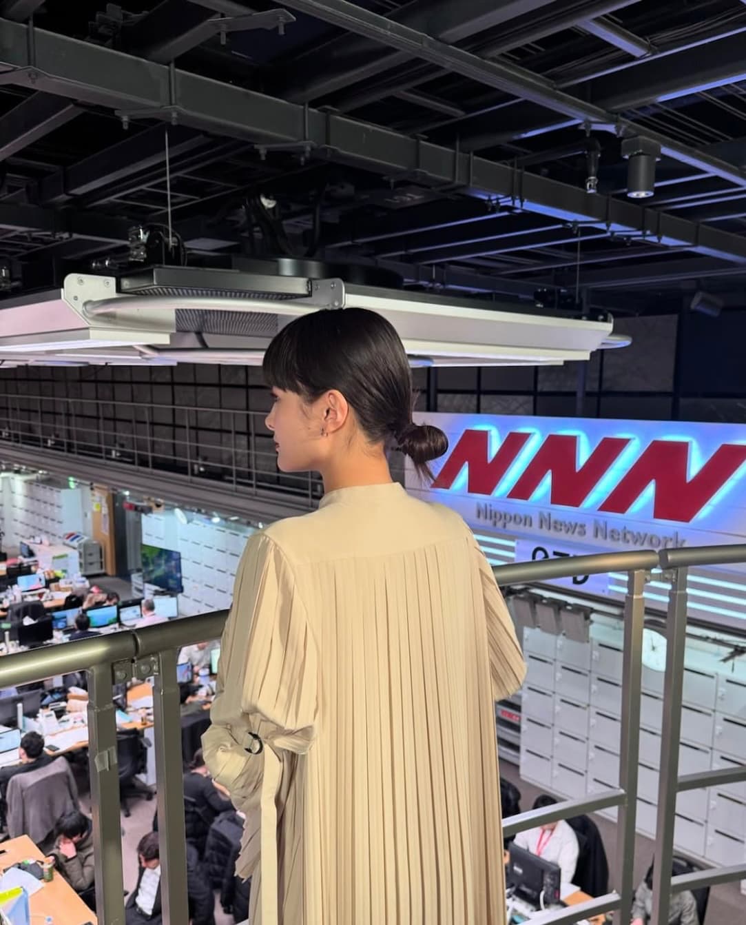 葵わかな、普段見れないnewsの裏側の現場を見学！「身の引き締まる思い」