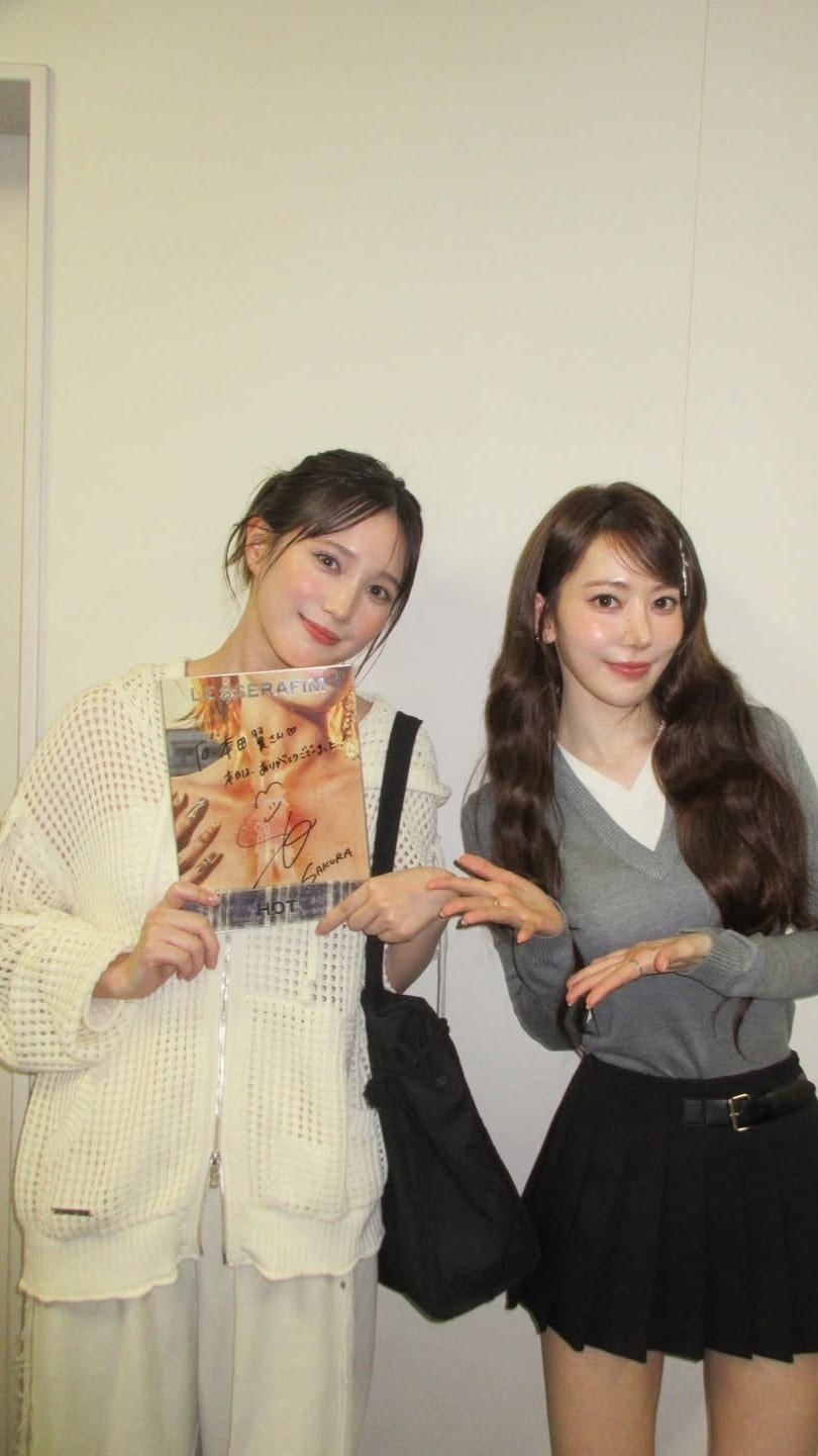 これは「可愛いの大渋滞！」本田翼がLE SSERAFIM・宮脇咲良と夢の共演でファン歓喜！