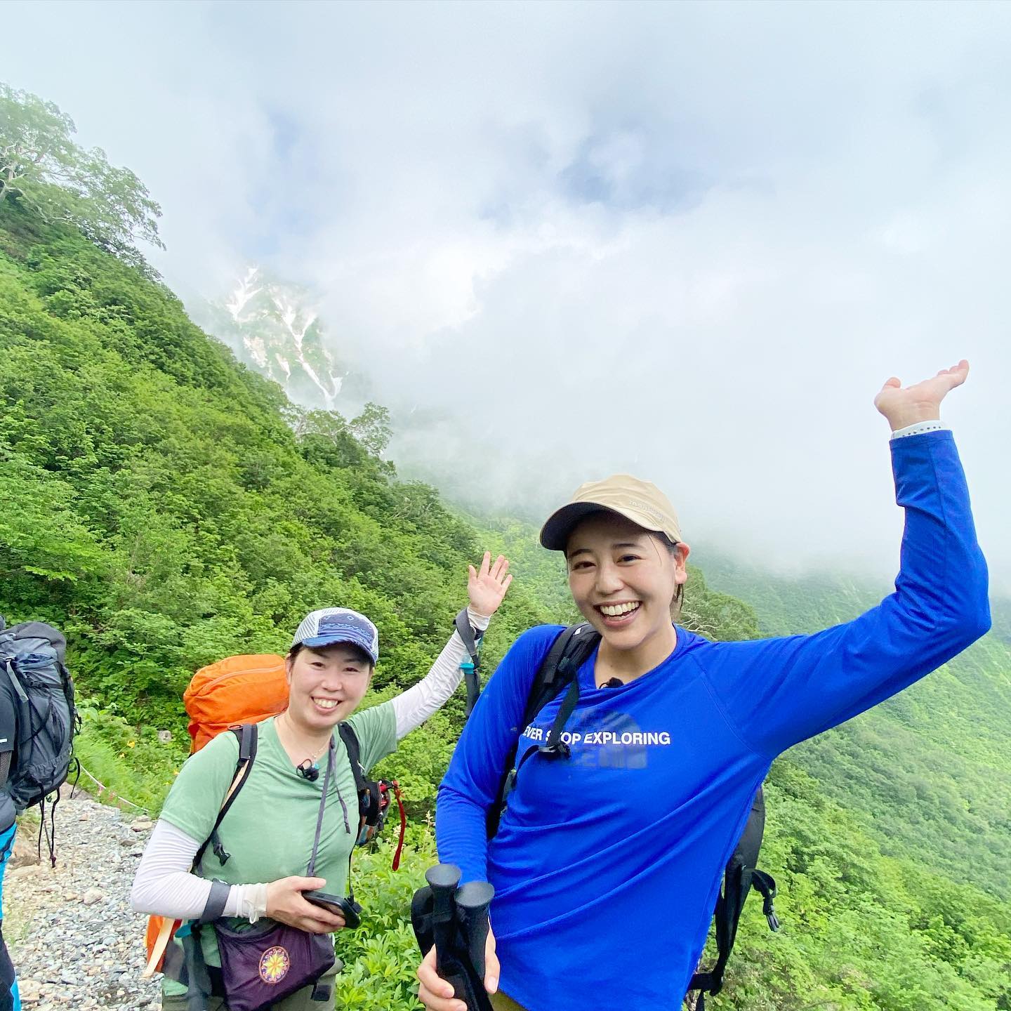 ビーチから山へ⁉️坂口佳穗さんが杓子岳を登山！