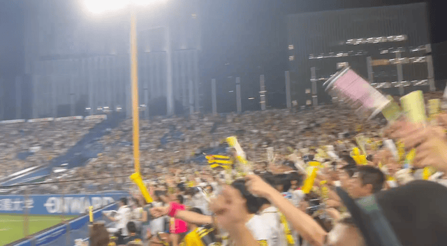 「阪神ファンだったの！？」大人気歌手がビジターで阪神を応援