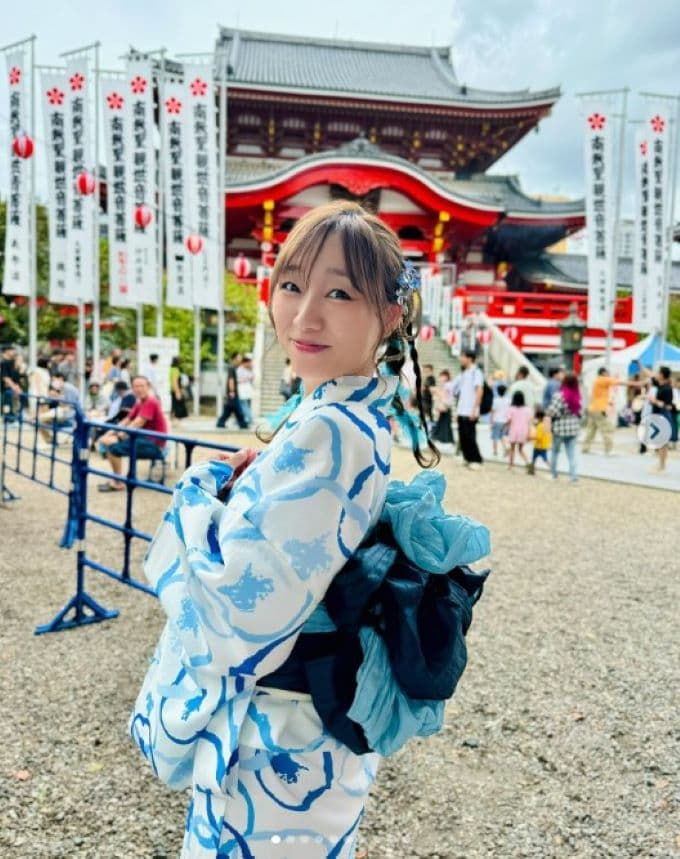 須田亜香里の浴衣姿にファンがメロメロ「惚れてまうやろー」