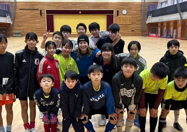 なでしこジャパン・北川ひかるが輪島で被災者支援と子供たちと交流！地域への思いを語る