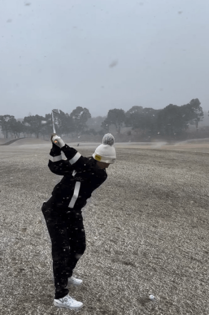 「今日のラウンド楽しすぎた」美人アマチュアゴルファー鈴木海咲、