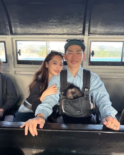 「ラブラブ」近藤千尋、両家家族との旅行で夫・ジャンポケ太田との2ショットを公開！