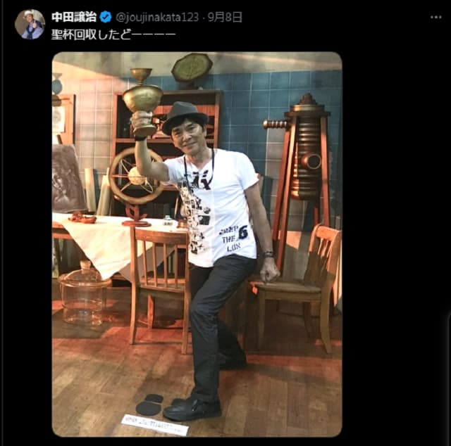 「世界が変わる…？」Fate・言峰綺礼役の中田譲治が聖杯を手にする