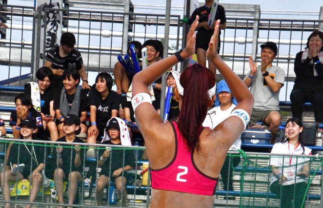 “都城優勝！”ビーチバレー村上礼華が麻美と横浜大会に意気込み